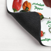 Tapis De Souris Variétés de piment (Coin)