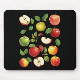 Tapis De Souris Variétés de pommes Différents types de cueilleurs
