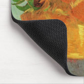 Tapis De Souris Vase avec douze tournesols par Vincent van Gogh (Coin)