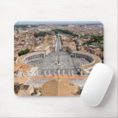 Tapis De Souris Vatican, Italie : vue aérienne de la place Saint-P (Avec souris)