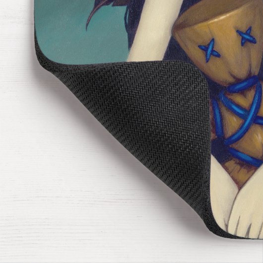 Tapis De Souris "Vaudou dans" Mousepad bleu (Coin)