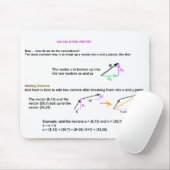 Tapis De Souris Vecteur Calcul Mousepad (Avec souris)