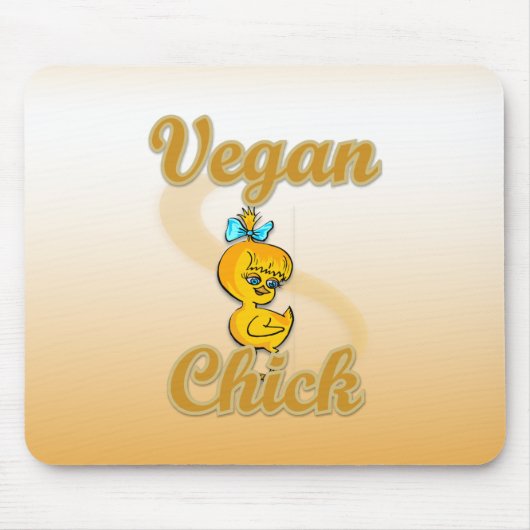 Tapis De Souris Vegan Chick (Devant)