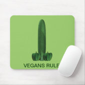 Tapis De Souris Vegans Rule ! (Avec souris)