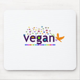 Tapis De Souris Végétalien coloré