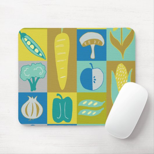 Tapis De Souris Veggie Blocks II (Avec souris)