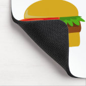 Tapis De Souris Veggie Burger et Fries (Coin)