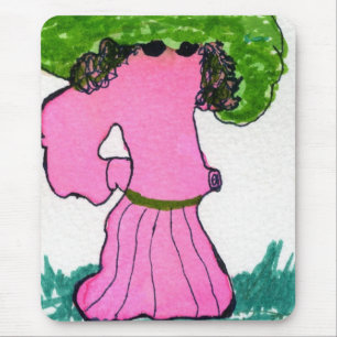 Tapis De Souris "Veggie Stroal Dance" Résumé Design Mousepad