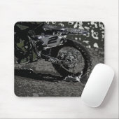 Tapis De Souris Vélo à sec (noir et blanc) (Avec souris)