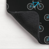 Tapis De Souris vélo aqua sur noir (Coin)