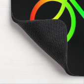 Tapis De Souris Vélo arc-en-ciel Ombre lumineux (Coin)