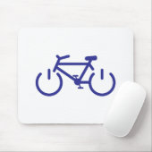 Tapis De Souris Vélo bleu de puissance (Avec souris)