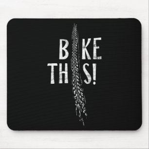 Tapis De Souris Vélo ceci ! Pistes de pneus Dirtbike VTT Mt
