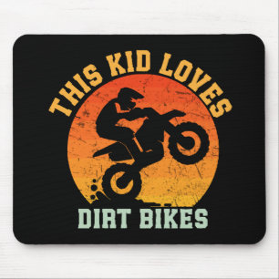 Tapis De Souris Vélo de terre drôle pour enfants