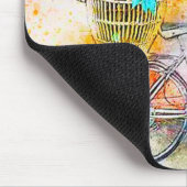 Tapis De Souris Vélo et fleurs (Coin)