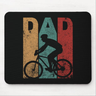 Tapis De Souris Vélo Papa Cycliste Cycliste Papa Fête des pères Gi