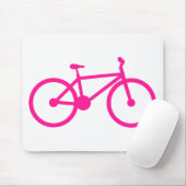 Tapis De Souris Vélo rose chaud; vélo (Avec souris)