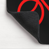 Tapis De Souris Vélo Rouge (Coin)