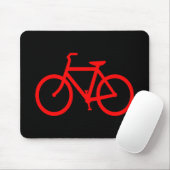 Tapis De Souris Vélo Rouge (Avec souris)