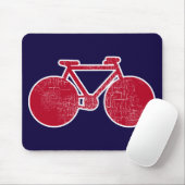Tapis De Souris vélo rouge (Avec souris)
