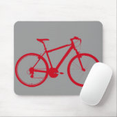 Tapis De Souris vélo rouge, vélo (Avec souris)