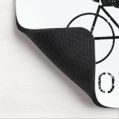 Tapis De Souris VÉLO : T-shirt d'huile de graisse de brûlure pas (Coin)
