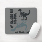 Tapis De Souris Velociraptor, dinosaures, T-Rex (Avec souris)