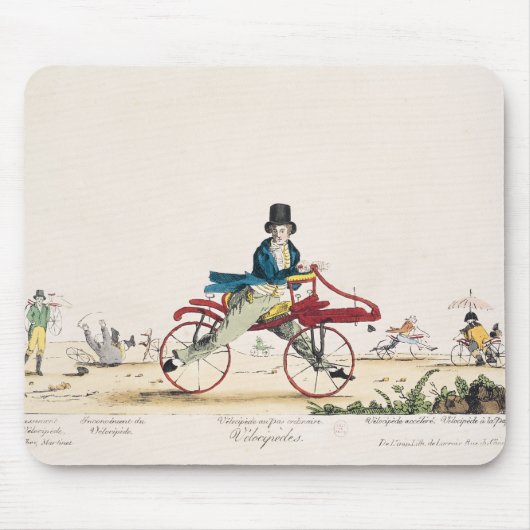Tapis De Souris Vélos sur rail (Devant)