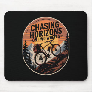Tapis De Souris Vélotourisme En Plein Air Vélo De Montagne En Chas