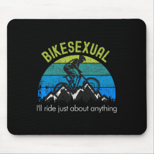 Tapis De Souris Véloual Drôle de vélo de montagne cyclisme