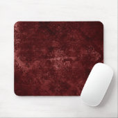 Tapis De Souris Velvety Henna Damask | Grunge rouge (Avec souris)
