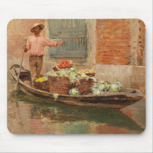 Tapis De Souris Vendeur de légumes à Venise (par Vincenzo Caprile)