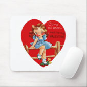 Tapis De Souris Venez et soyez ma Saint Valentin ! (Avec souris)