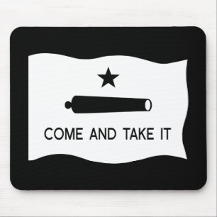 Tapis De Souris Venez il falloir le ~ le Texas de drapeau