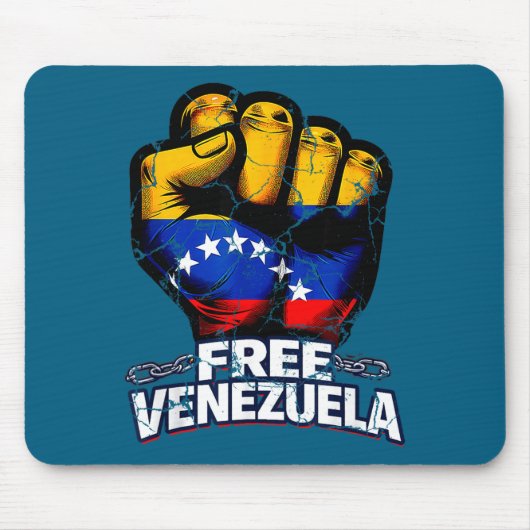 Tapis De Souris Venezuela Flag Venezuela Libre 2026  (Devant)