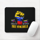 Tapis De Souris Venezuela Flag Venezuela Libre 2026  (Avec souris)