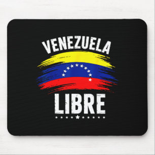 Tapis De Souris Venezuela Libre 2026 Drapeau du cœur du Venezuela