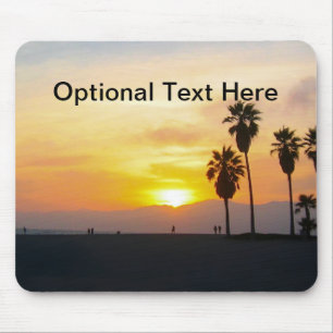 Tapis De Souris Venice Beach California Sunset