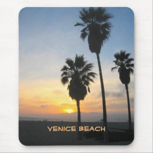Tapis De Souris Venice Beach California Sunset Souvenir