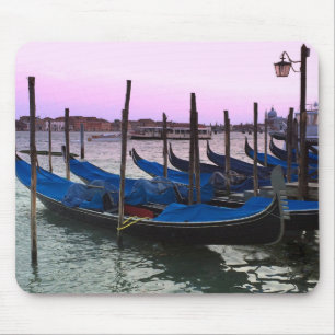 Tapis De Souris Venise Italie Gondolas Mousepad