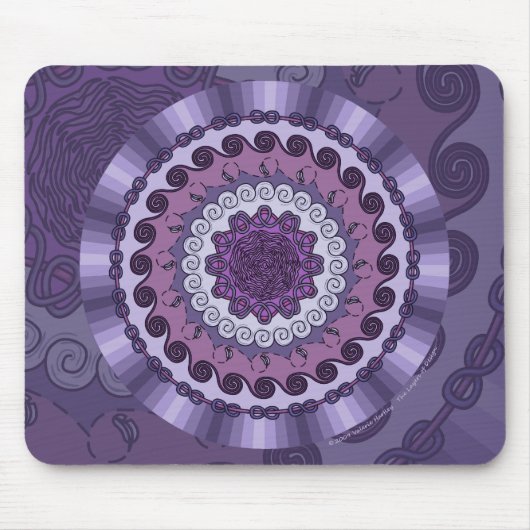 Tapis De Souris Vent Mandala Mousepad (Devant)