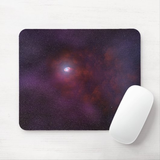 Tapis De Souris Vent Pulsar D'Une Étoile Neutron. (Avec souris)