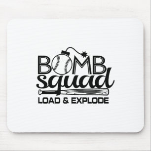 Tapis De Souris Vente de vintage Dinger Bomb Squad Softll frappant