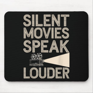 Tapis De Souris Ventilateur de cinéma Silent Vintage Cinéma Clic F