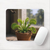 Tapis De Souris Venus Flytrap Plant With Flies (Avec souris)