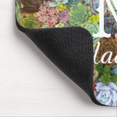 Tapis De Souris Verdure colorée Succulents (Coin)