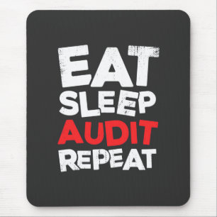 Tapis De Souris Vérification de la comptabilité sur le sommeil