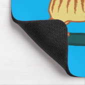 Tapis De Souris VÉRIFIER MEOWT Skateboard Tabby Cat Bleu (Coin)