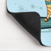 Tapis De Souris VÉRIFIER MEOWT Snowboard Cat (Coin)