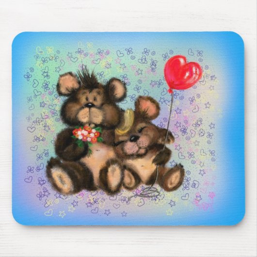 Tapis De Souris Véritable Amour (Devant)